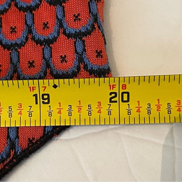 Zara Red Black Print Vacation Cruise Relaxed Fit Tank Dress NWT Size L - Picture 11 of 13